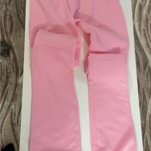 Pink women’s stack joggers